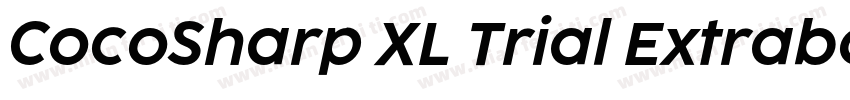 CocoSharp XL Trial Extrabold字体转换
